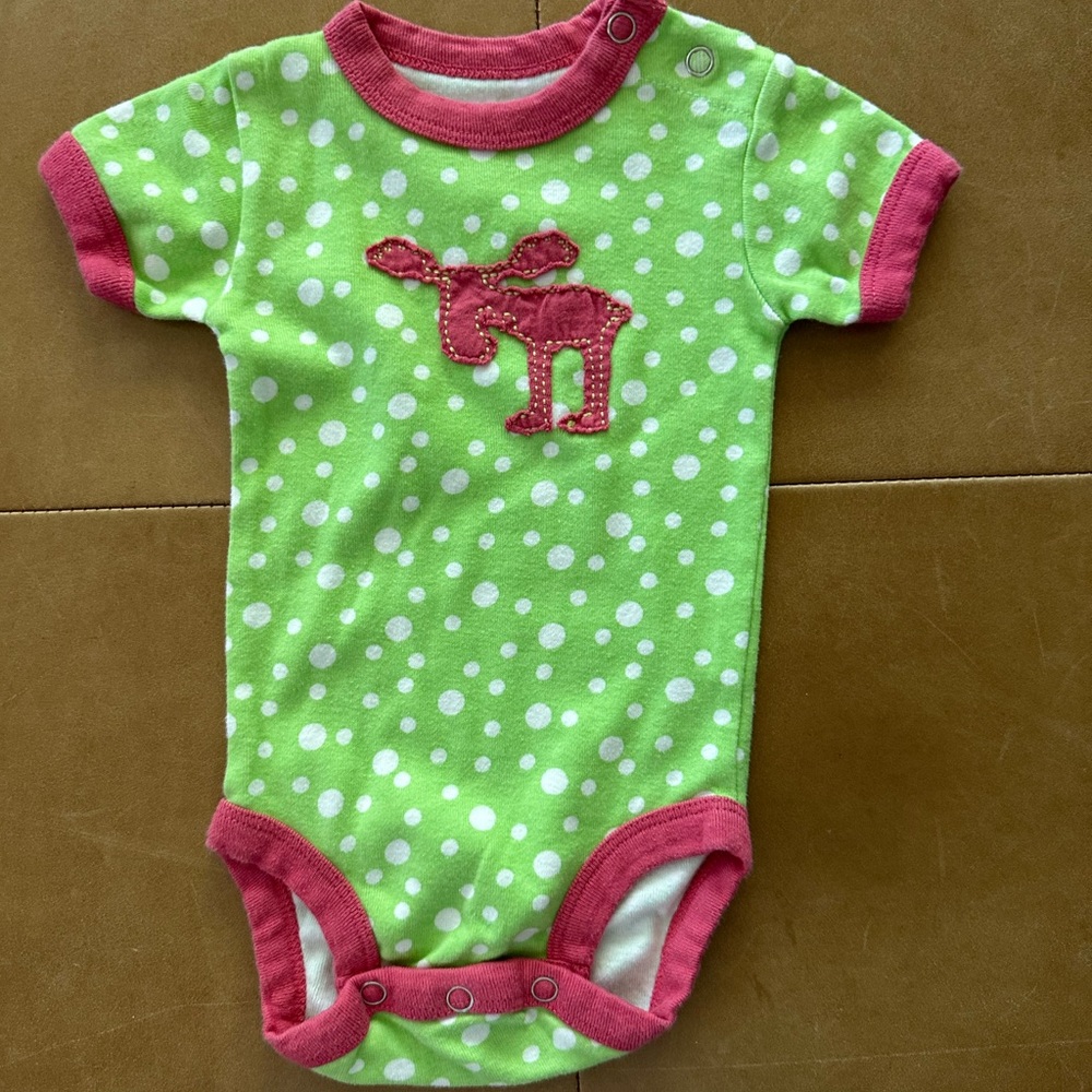 Last chance Lazy One Colorado Moose Onesie 6M